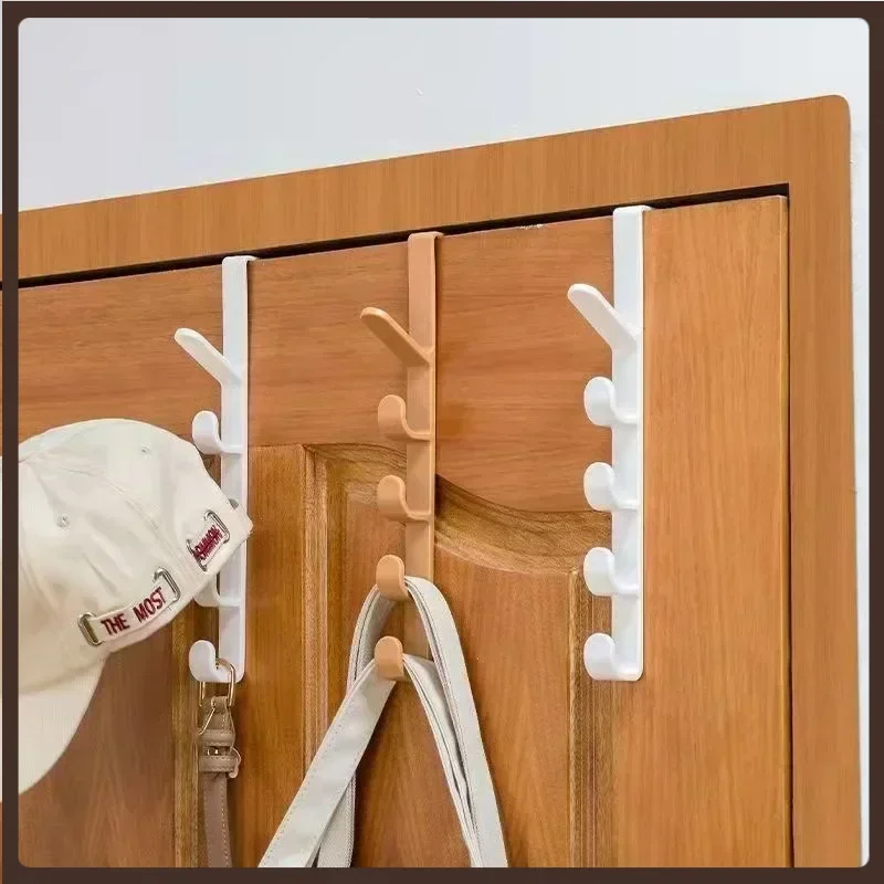 

Door Hanger Wall Organizer Hook Bedroom Clothing Hook Holder Coat Hat Bag Rack Bathroom Kitchen Home Storage Organization