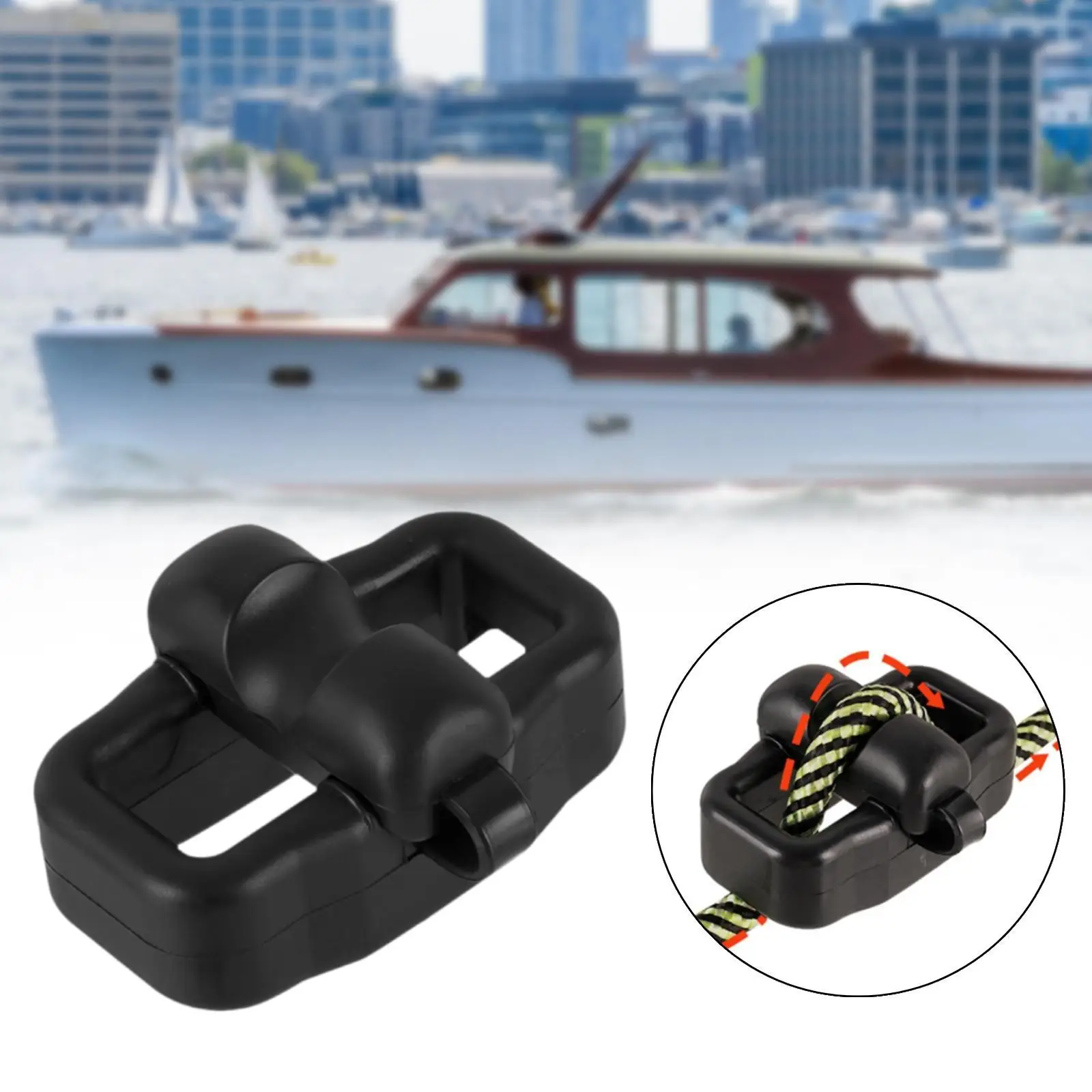 Boat Mooring Line Protector Compact Replaceable Snubber Cushion for Boat Rope Anchor Equipment