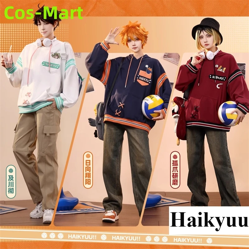 

Cos-Mart Game Haikyuu!! Oikawa Tooru/Hinata Shoyo/Kozume Kenma Hoodie Coat Uniform Jacket Men's Top New Plus sizes