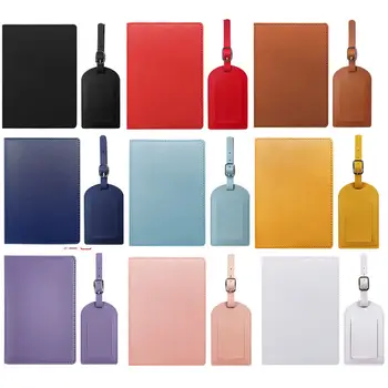 旅行PU護照套行李牌婚禮派對商務禮品票夾護照夾旅行配件套裝 8 最佳銷售 護照封面設計師 - №3