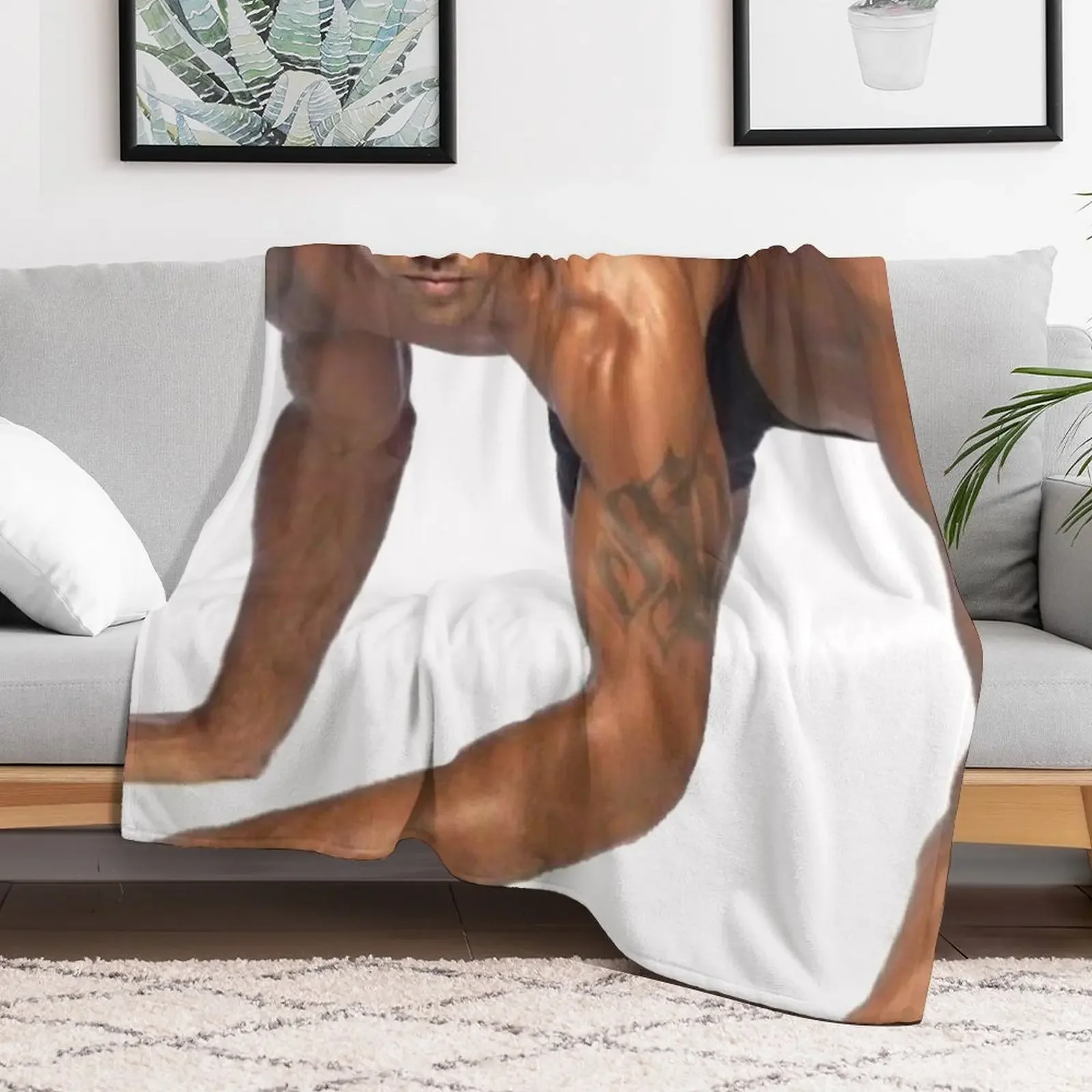 Shemar Moore Throw Blanket funny gift Thin Quilt Blankets