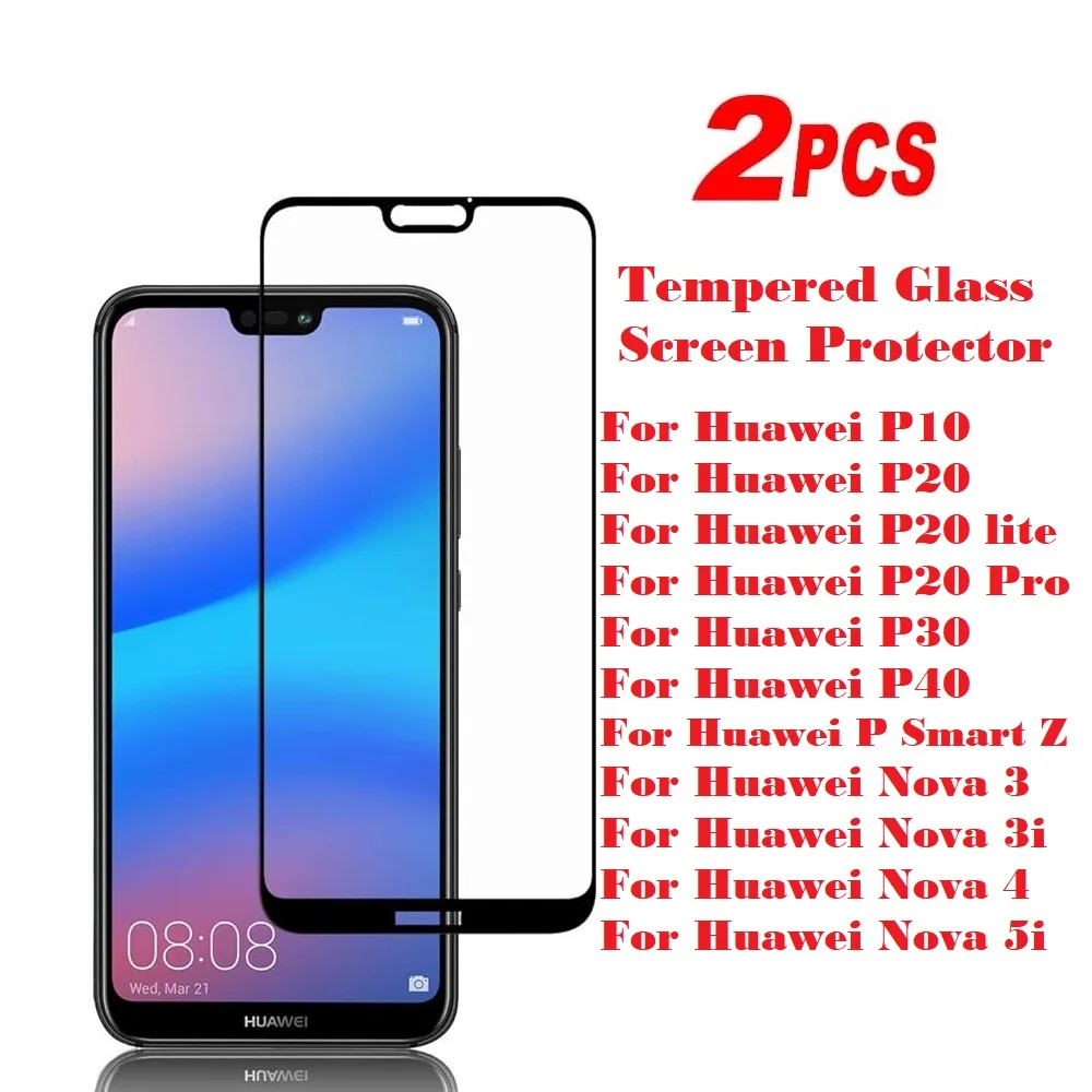 2 Pcs Tempered Glas…