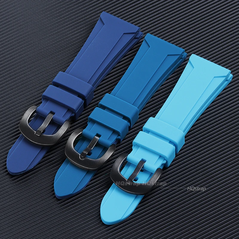 Silicone Rubber Watch Band 22mm 24mm 26mm for Panerai Strap Bracelet for Seiko Replacement Wrist Band Mens Women Sport Band