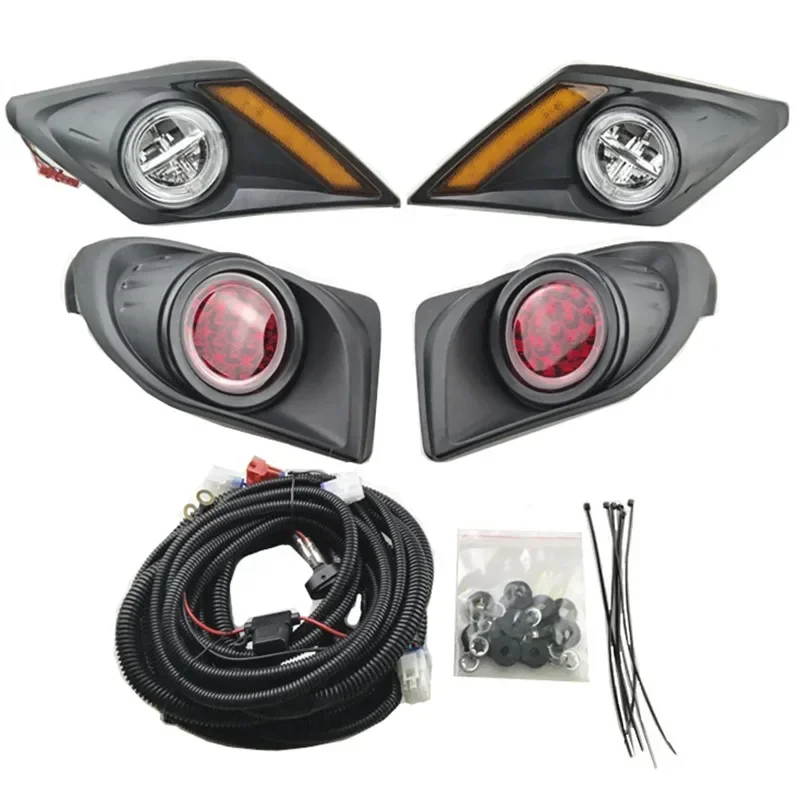 New style LED Deluxe Street Legal Golf Cart Light Kit for Yamaha YDR Drive2  2017-Up