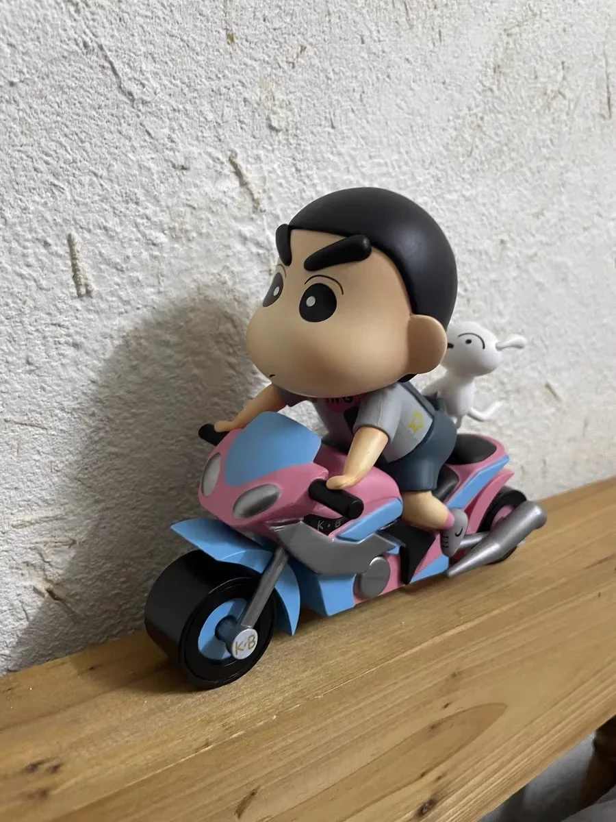 

Новые 13,5 см локомотивы Crayon Shin-Chan Gk локомотив нохара Shinnosuke маленькие мотоциклетные шины подвижные собираемые подарочные модели игрушечные украшения