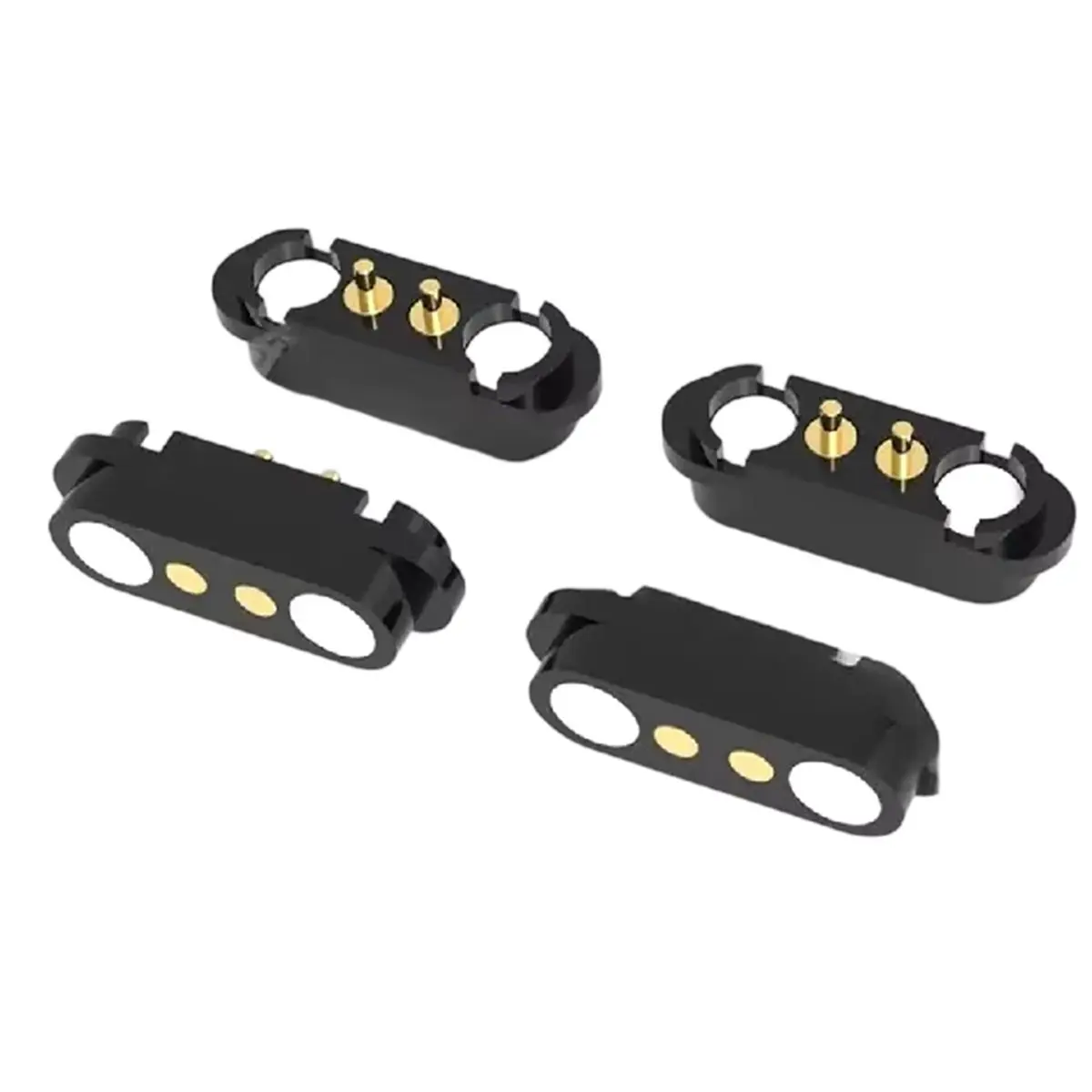 12PCS 2Pin Magnetic Spring-Loaded Pogo Pin Connectors -Engineered for Wireless Charger Testing DIY Electronics