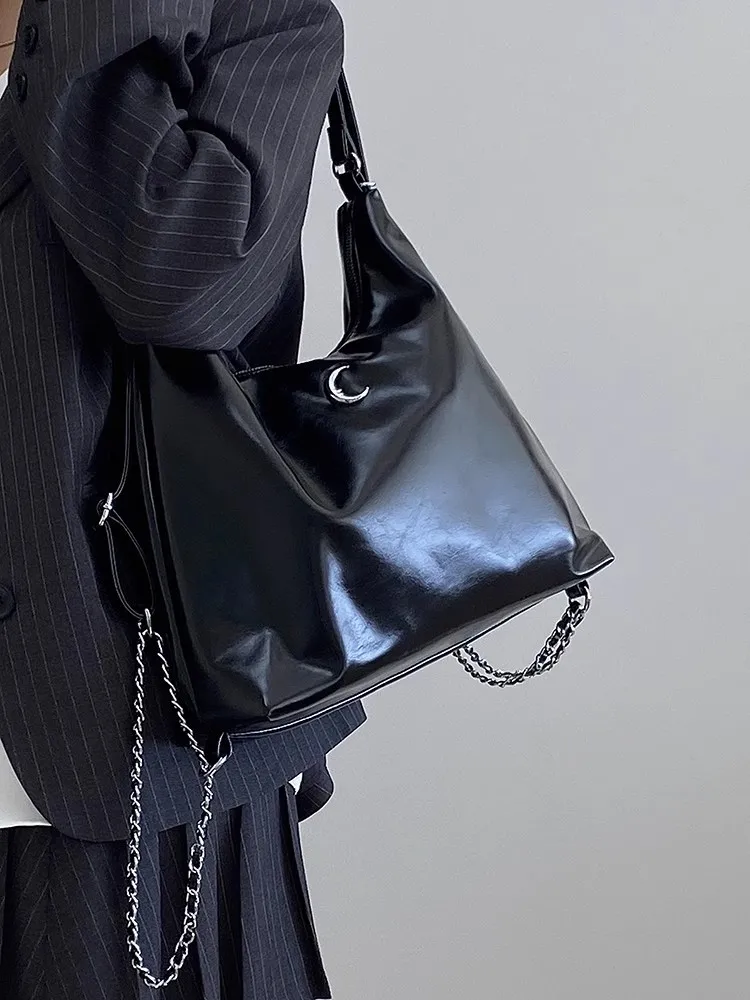 

CGCBAG Fashion Designer Luxury Women Shoulder Bag Casual Lage Capacity Tote Bag Simple High Quality Soft Leather Crossbody Bag