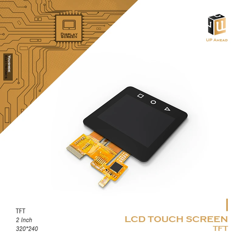 2 Inch 320*240 Tft Lcd Touch Screen Display Met Seri?le Interface