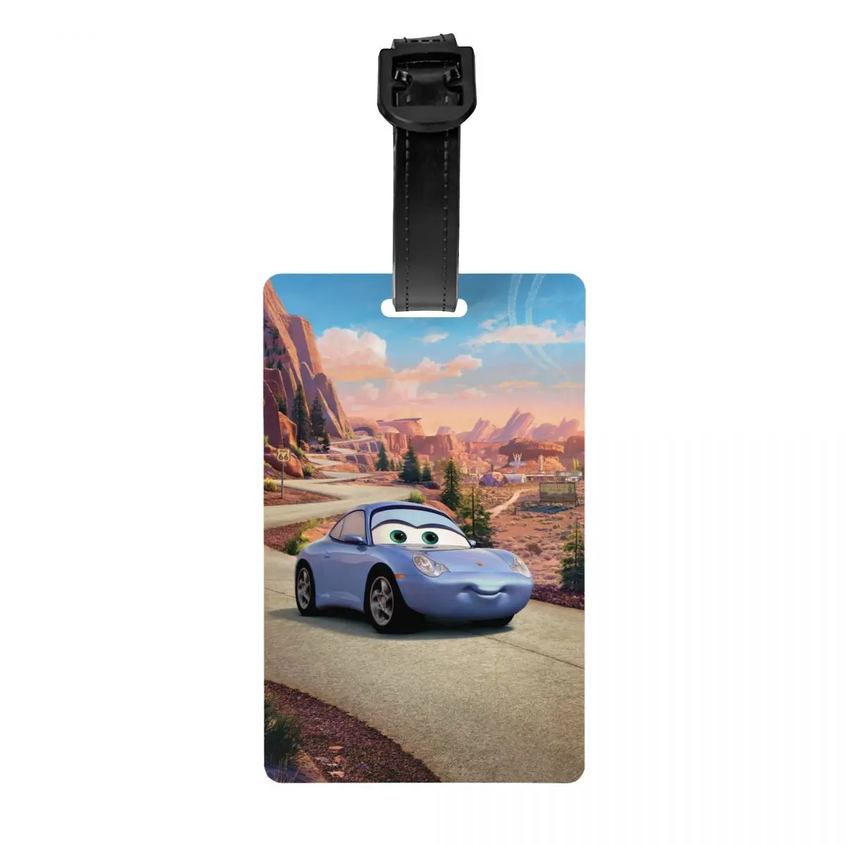 Custom Cartoon Pixar Cars Bagagelabel Voor Reiskoffer Privacy Cover Id Label