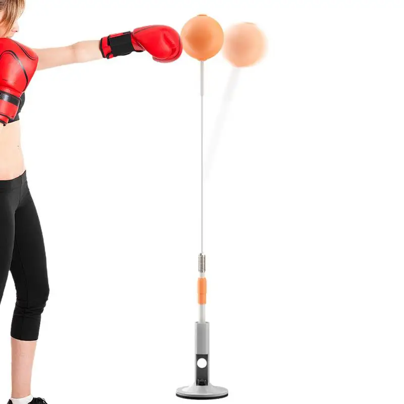 Standing Punching Bag Freestanding Reaction Ball Boxing Gear Sports Trainer Hand-Eye Coordination Workout Kit Speed Bag With