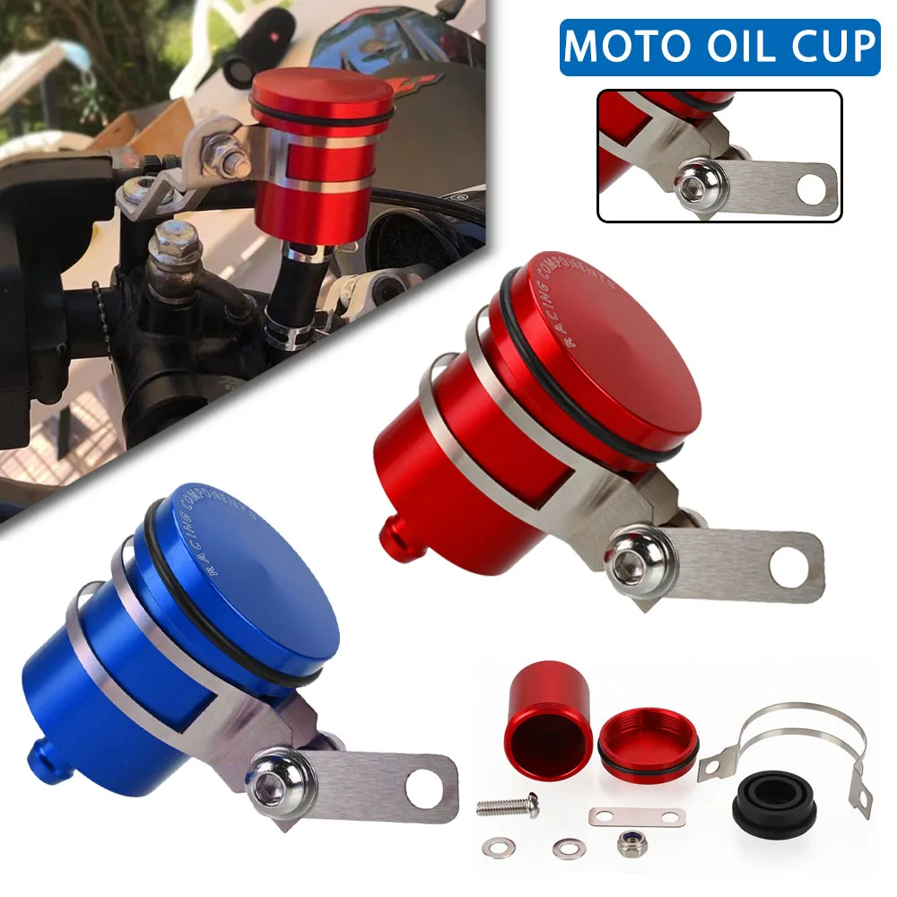 Motorbike Universal Brake Fluid Reservoir Clutch Tank Oil Fluid Cup For Suzuki GSXR GSX-R 600 750 1000 K1 K2 K3 K4 K5 K6 K7 K8