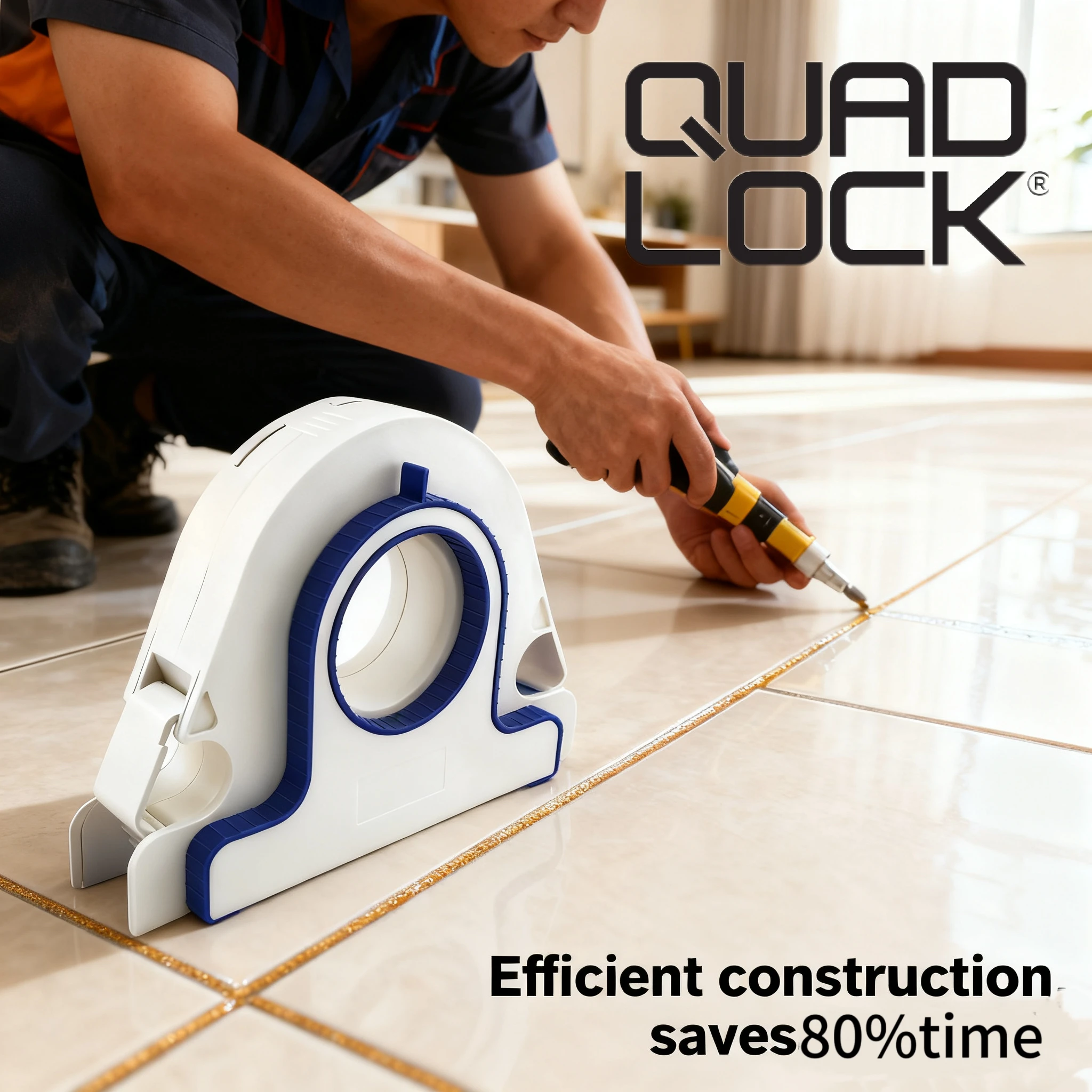 

QUAD LOCK 2025 Wall Floor Packaging Sealing Tool for Home Improvement Linear Guide Dispenser Machine