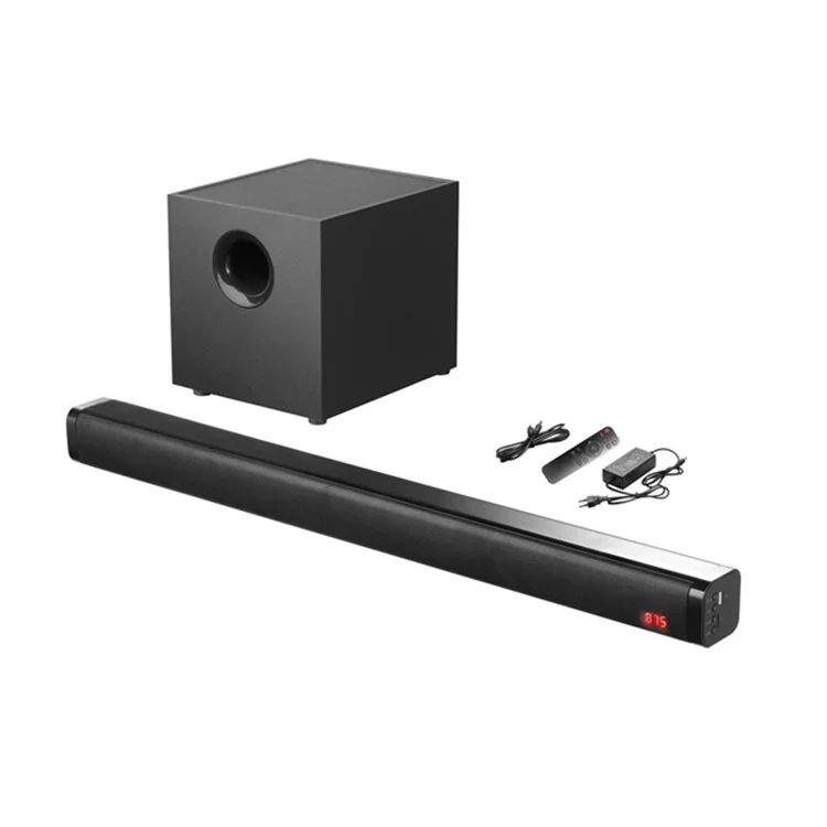 2.1 home theater sound system 3D surrounded  system with subwoofer and sound bar complete set