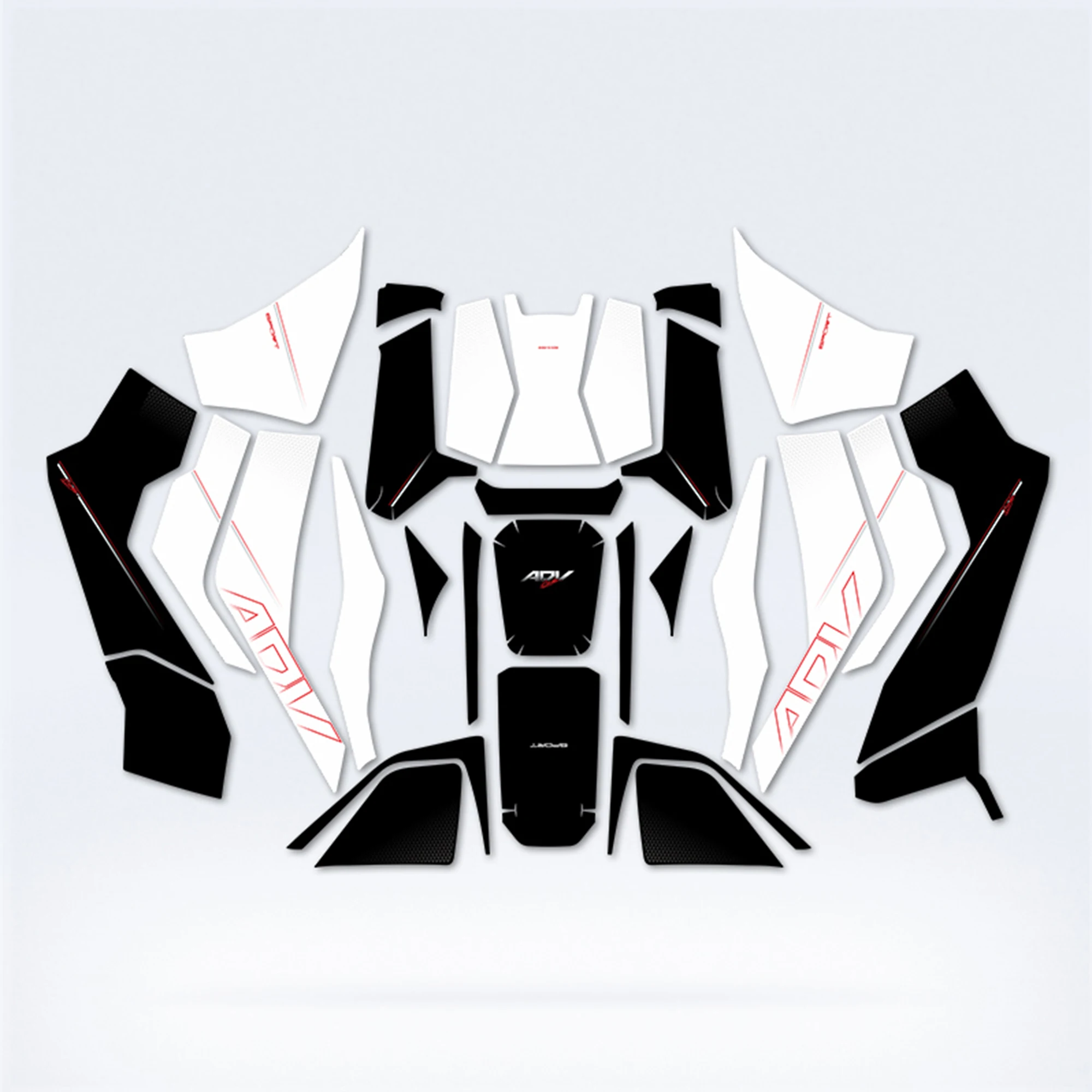 Compatible with 2025 Honda ADV350 Non-Slip Tank Guard Sticker Waterproof Fuel Tank Protector Decal Motorcycle Accessories
