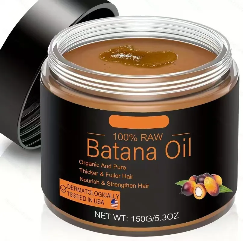 

Batana Essential Oil Hair Care Natural Softness Solid Hair Mask Smoothing Frizz Repairing Perm And Dye Damage for Healthy Hair