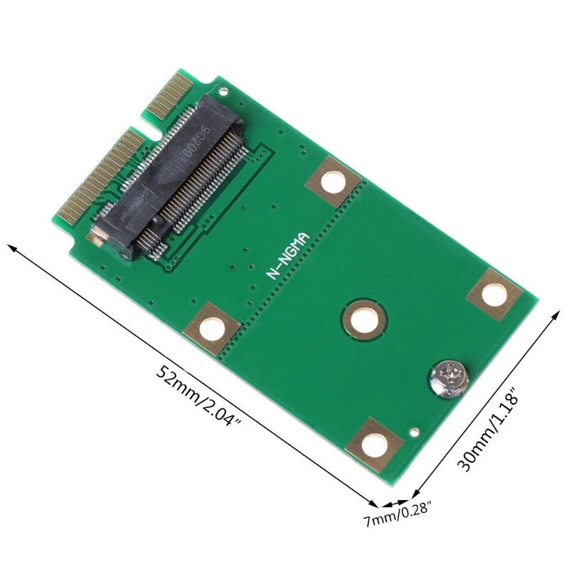 2-in-1 combo voor M.2 NGFF B-key en mSATA SSD naar adapterconverter voor behuizing