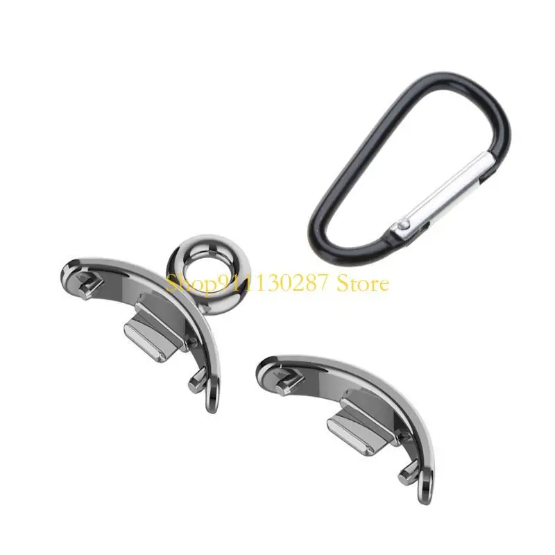 

J1HC For Mi-Band 8 Watch Neck Decors with Carabiner Necklace Rope Pendant Watchstrap