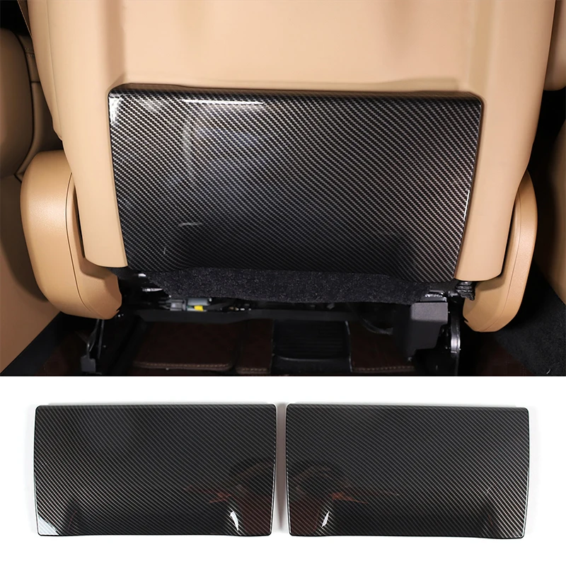 

For Land Rover Range Rover Vogue/Range Rover Sport 2023 ABS Carbon Fiber Style Seat Back Kick Panel Covers Interior Accessories