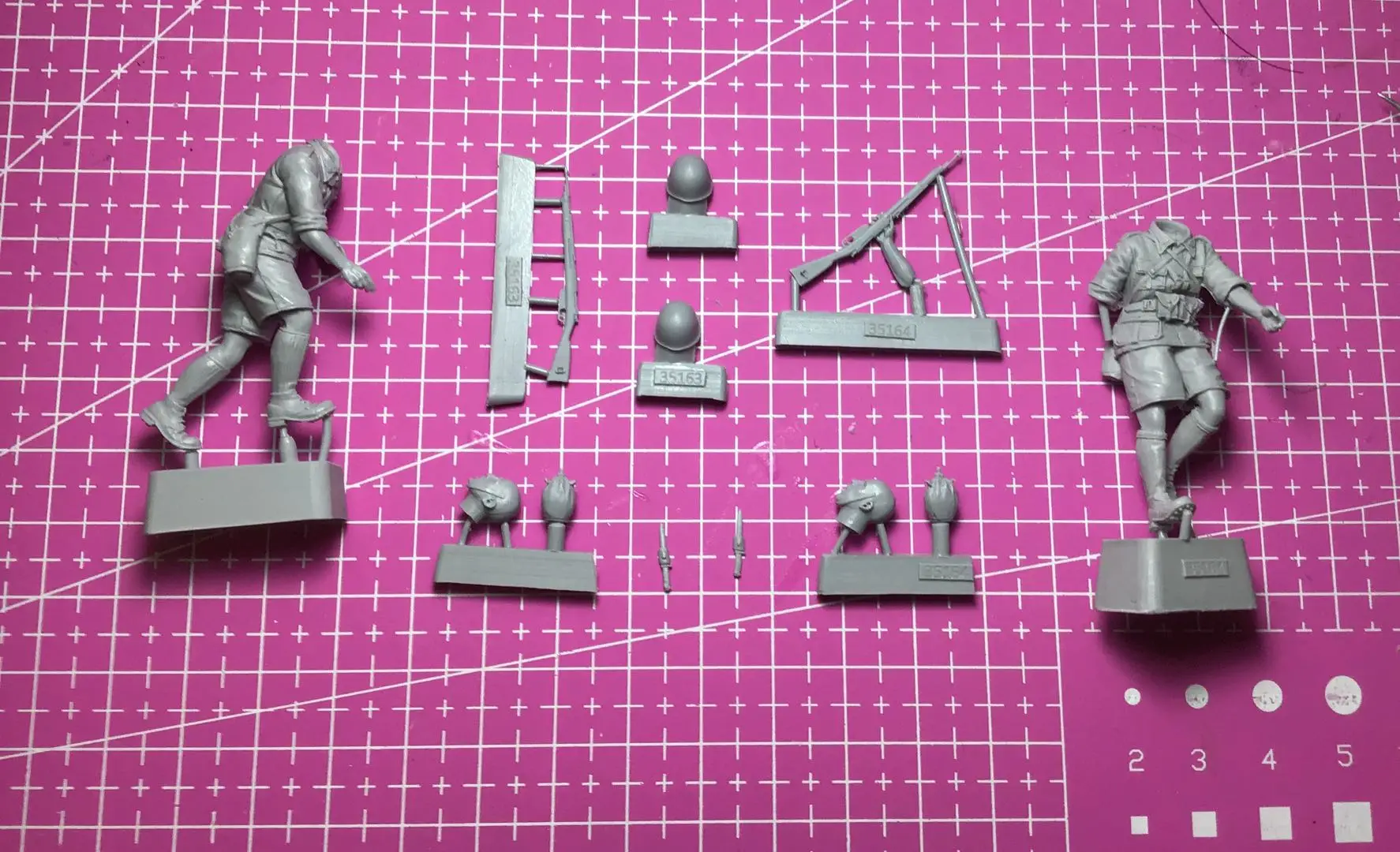 1/35เรซินรูป GK,ประกอบและ Unpainted Kit