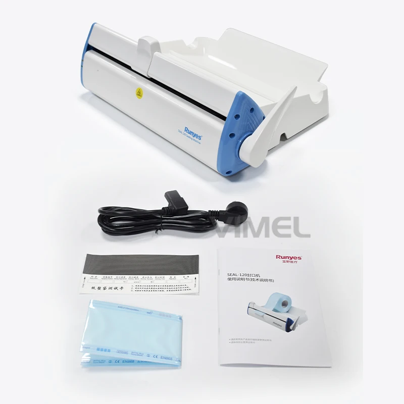 Runyes 220V Automatic Sealing machine plastic bag packing equipment dental lab tool medical sealing function portable handle