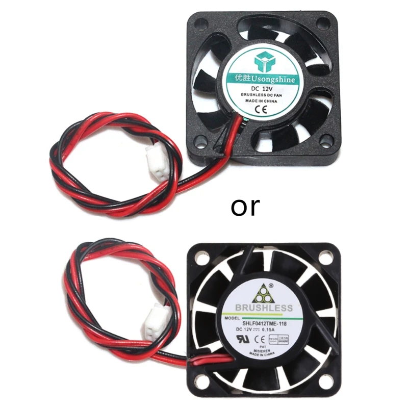 DC 5V/12V/24V Computer CPU Cooler Mini 4010 Cooling Fan 40x40x10mm Small Exhaust Fan for Ender 3 CR-10 3D Printer 27RB