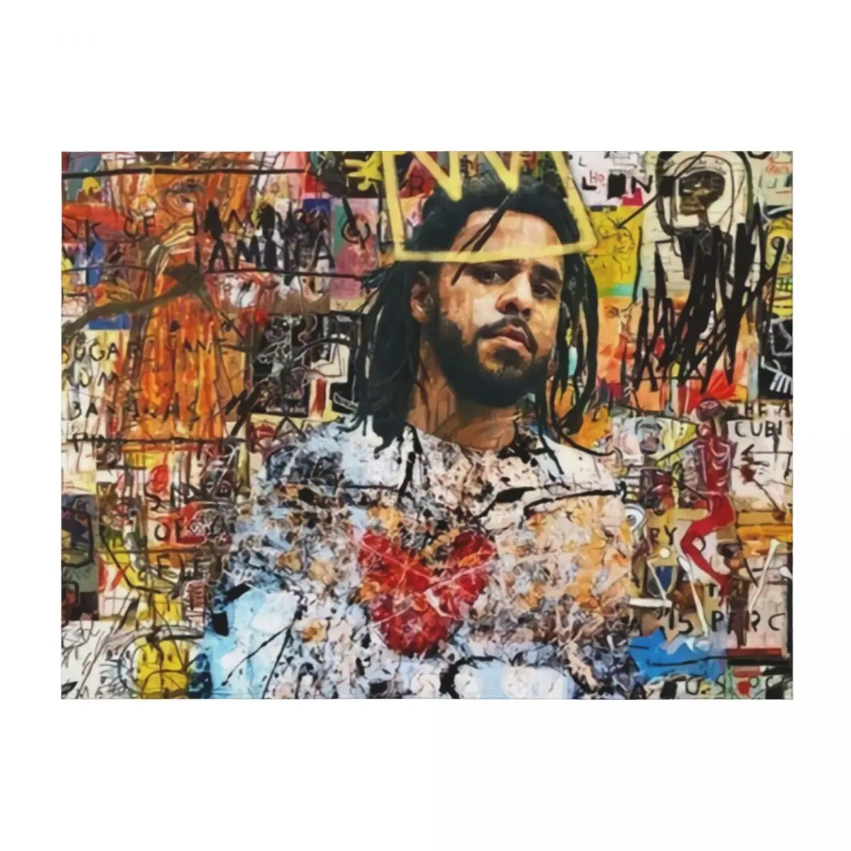 

J. Cole Throw Blanket Plush funny gift Decorative Throw Moving Blankets