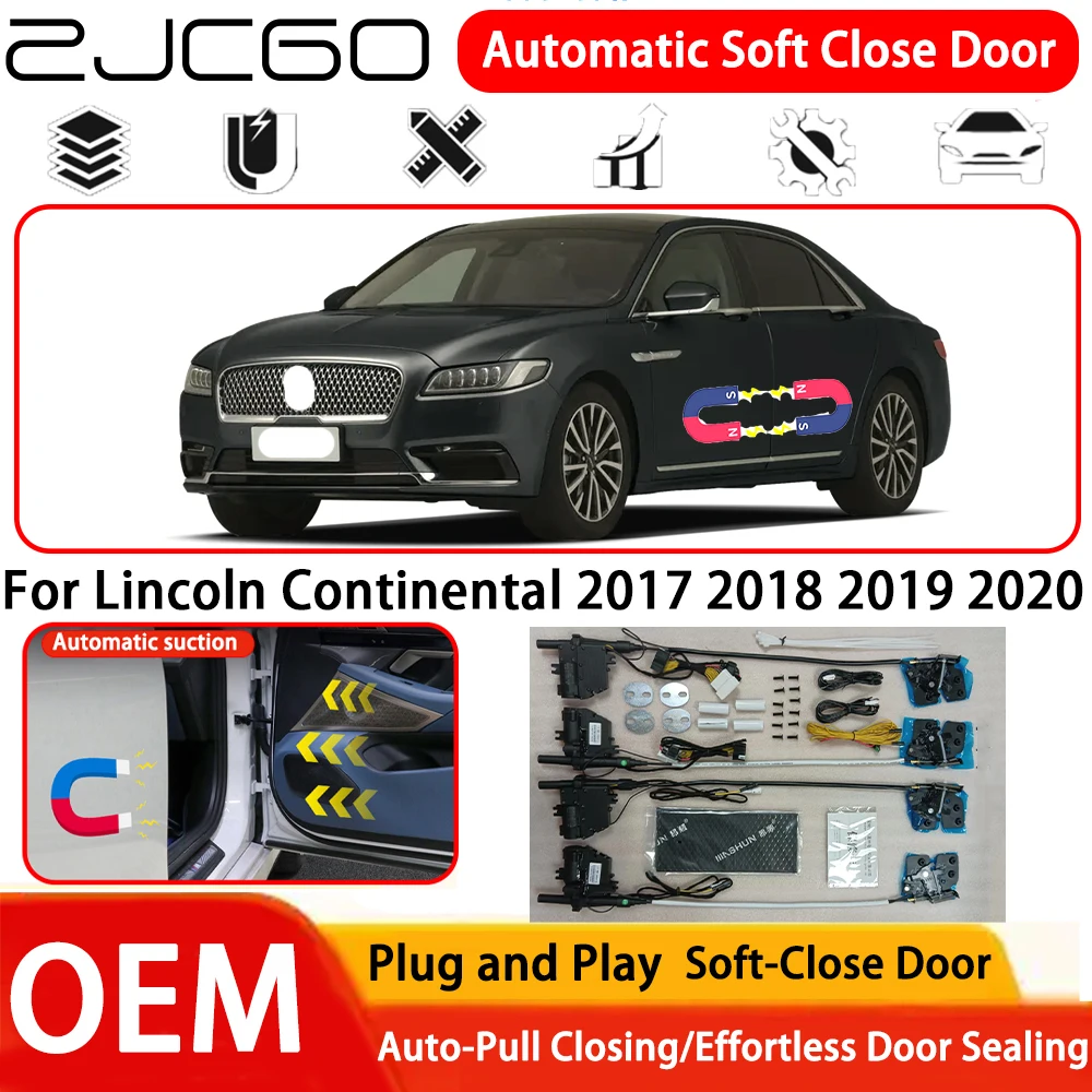 for Lincoln Continental 2017 2018 2019 2020 Car OEM Plug and Play Automatic Electric Soft Close Door Comfort Closing System ﻿