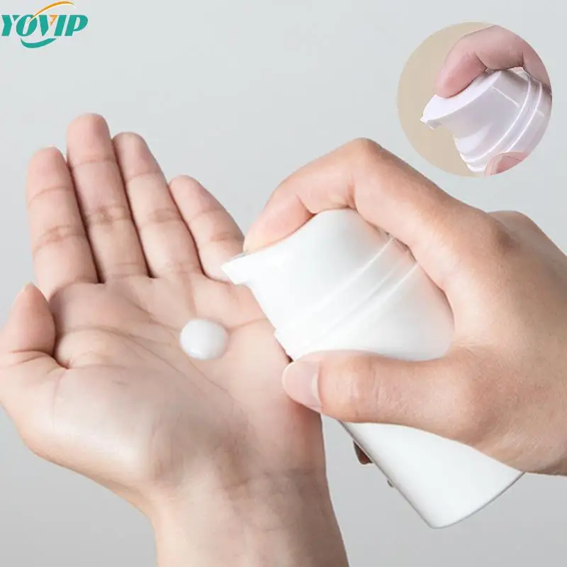 15/30/50ml Empty Airless Pump Bottles Mini Lotion Vacuum Cosmetic Containers Women Make Up Travel Emulsion Bottle