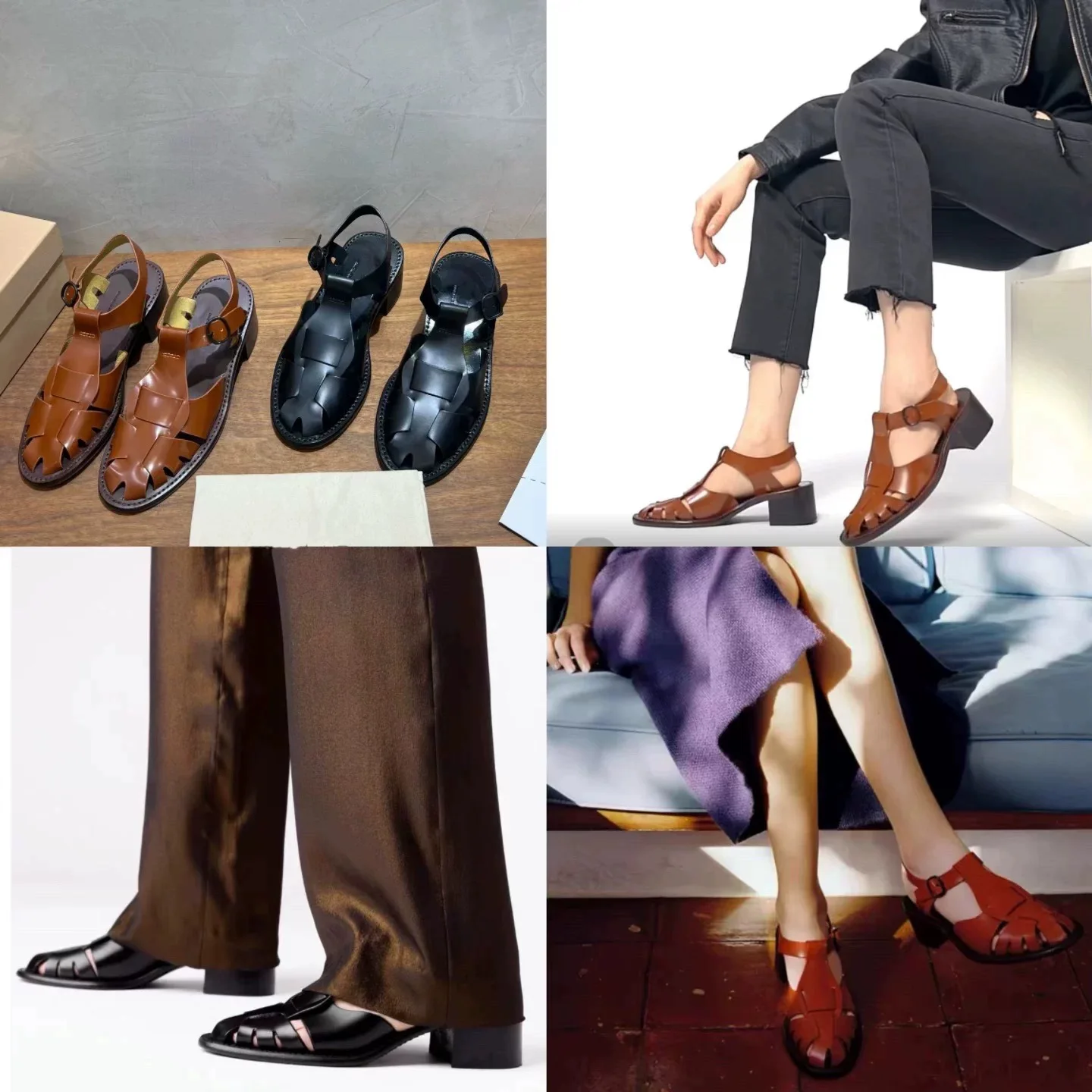 sandales-de-style-romain-tissees-a-la-main-avec-talon-de-pecheur-en-cuir-coupe-basse-decontractees-adaptees-aux-jeunes-et-aux-personnes-d'age-moyen