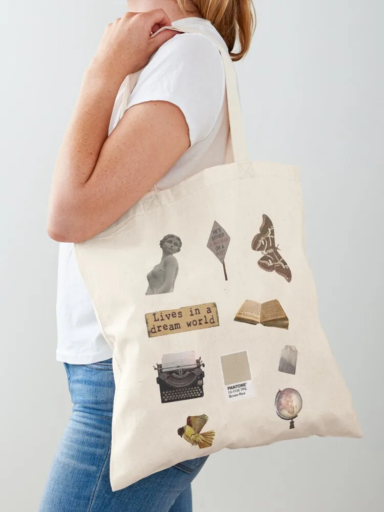 

For all the Dark Academia lovers Tote Bag cute tote bags aesthetic Women's shopping trolley