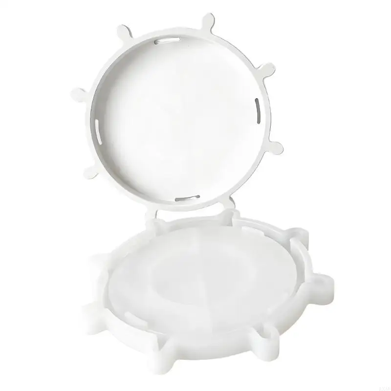 Silicone Steering Wheel Mold for Handmade Resin Soap Tray Projects