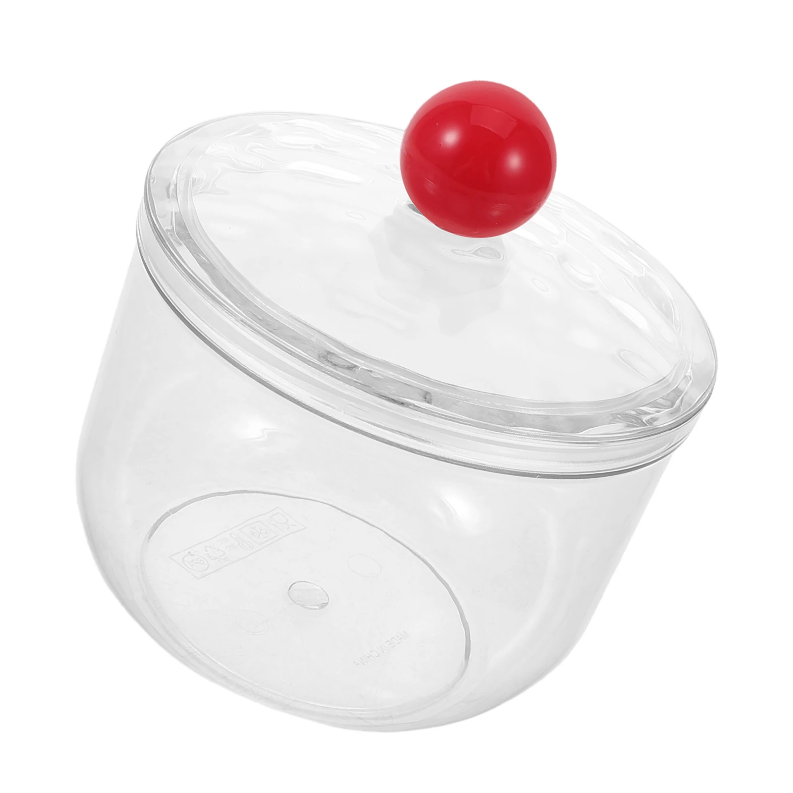 

Transparent Box Clear Jars with Lids Airtight Containers Sealed Plastic Compact Structure Food Storage Jars Spice Candy Biscuits
