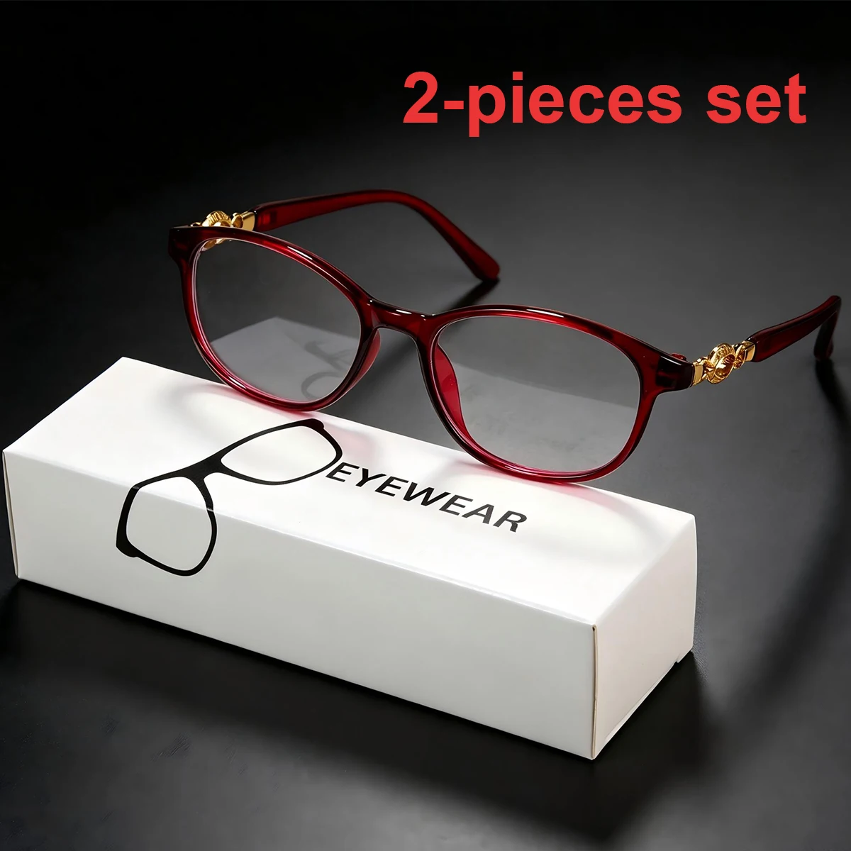 Auto Focus Reading Glasses, Intelligent Focus Reading Glasses, Automatic Zoom Anti-Blue Light Presbyopia Glasses for Elderly L4
