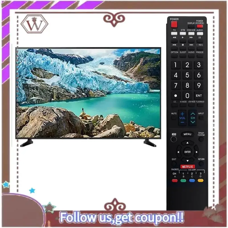 ABBG-1 шт. пульт дистанционного управления GB005WJSA черный пластик для телевизора Sharp AQUOS GB004WJSA GA935WJSA GA890WJSA GB105WJSA пульт дистанционного управления