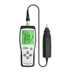 HEDAO AS63B Portable Vibration Meter Digital Handheld Motor Vibration Tester Meter 0.001~199.9mm