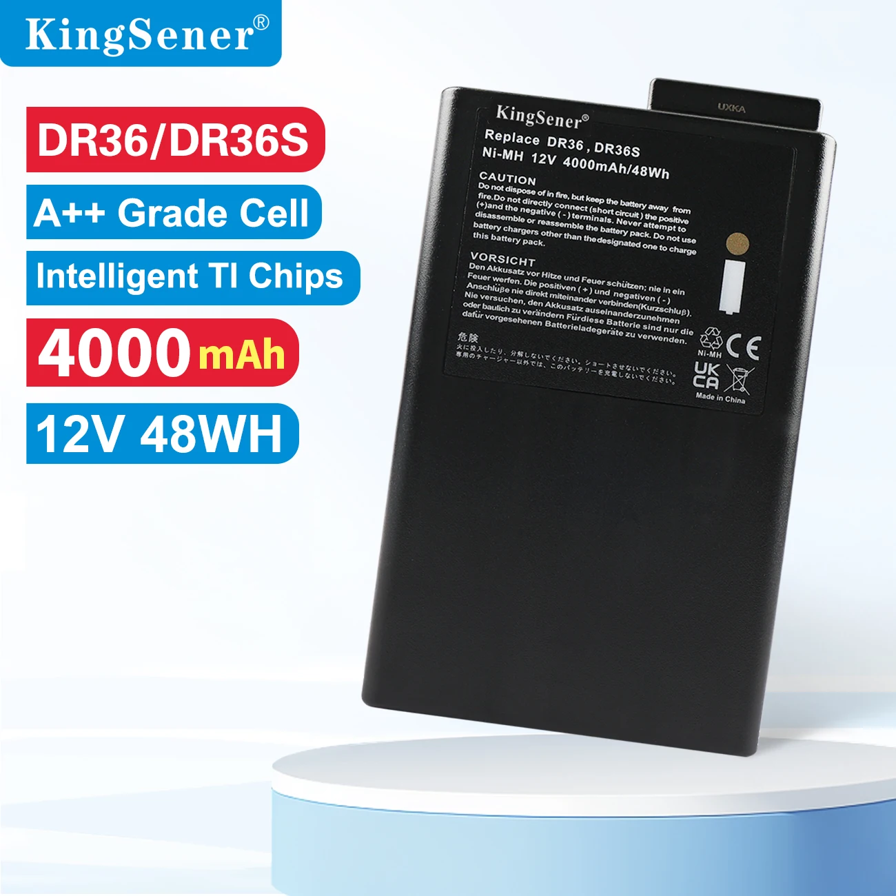 DR36 NJ1020 Battery For Olympus Panametrics EPOCH 4 Ultrasonic Flaw Detector For Philips Agilent Technologies M2 M3 / M4 DR36S