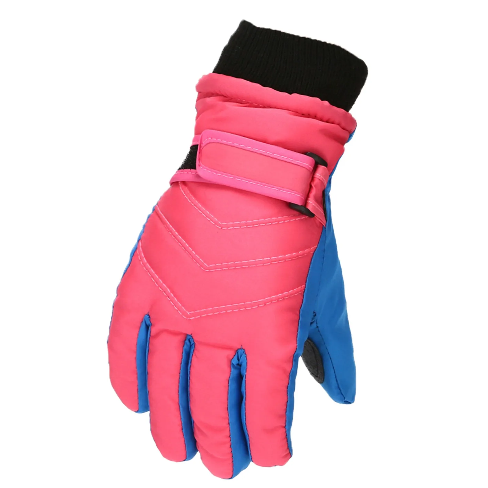 Winter Windproof Warm Gloves Boys Girls Outdoor Skating Snow Kids Girls Ski Gloves Snowboarding Gloves Mittens Keep Finger Warm