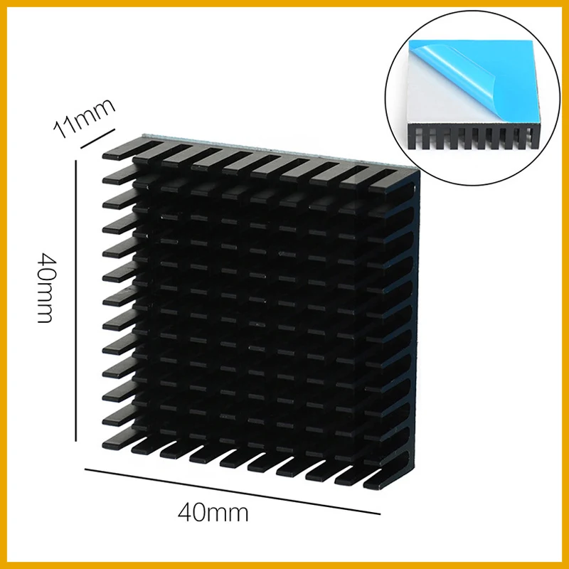 

NEW 3D Printer Aluminum Motor Heatsink Extruded Heat Dissipation Electronic Heat Sink For Nema17 42 Stepper Motor Ender 1PCS