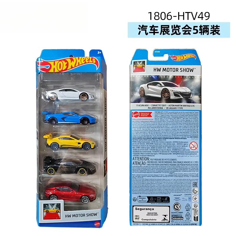 Genuine Hot Wheels Car Boys Toys 1/64 Diecast Let\'s Race Batman Bone Shaker Mud Studs Night Burnerz HW Flames Nissan City Gift