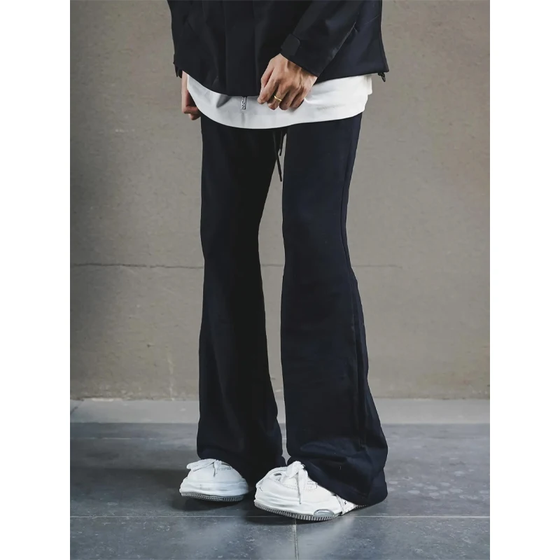 

American Vibe Men's Slim Fit Stretch Denim Pants Non-Matching Leggings Micro Flared Hoof Pants Youth Faion Jeans