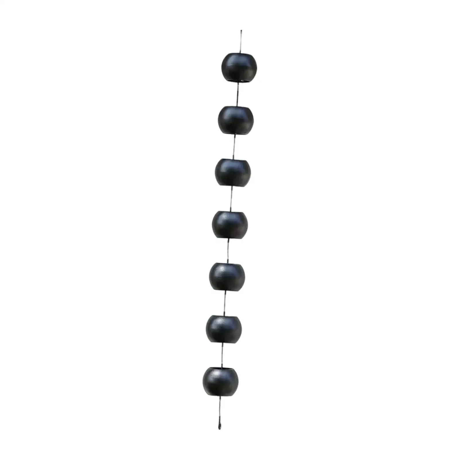 

Rain Chain Water Diverter Hanging Home Decor 39.37in Decorative Portable Rain Bell Water Chain for Home Outdoor Yard Backyard