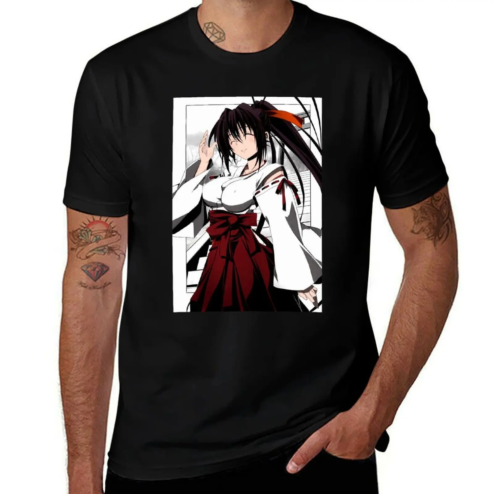 

Akeno T-Shirt cute tops street wear croswit shirt man Men's t-shirt