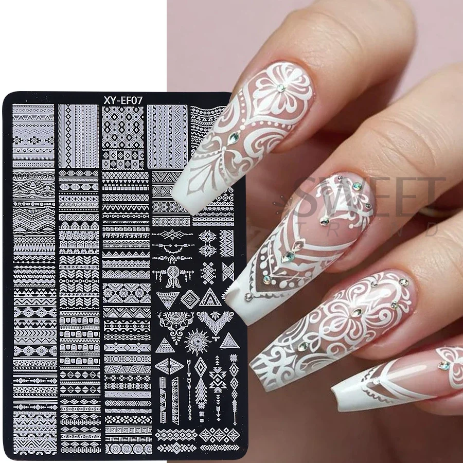 

Трафареты для 3D-маникюра: Цветочные узоры, банты, сердца, линии, бабочки. Набор для стемпинга, шаблоны для нейл-арта, инструменты для маникюра.