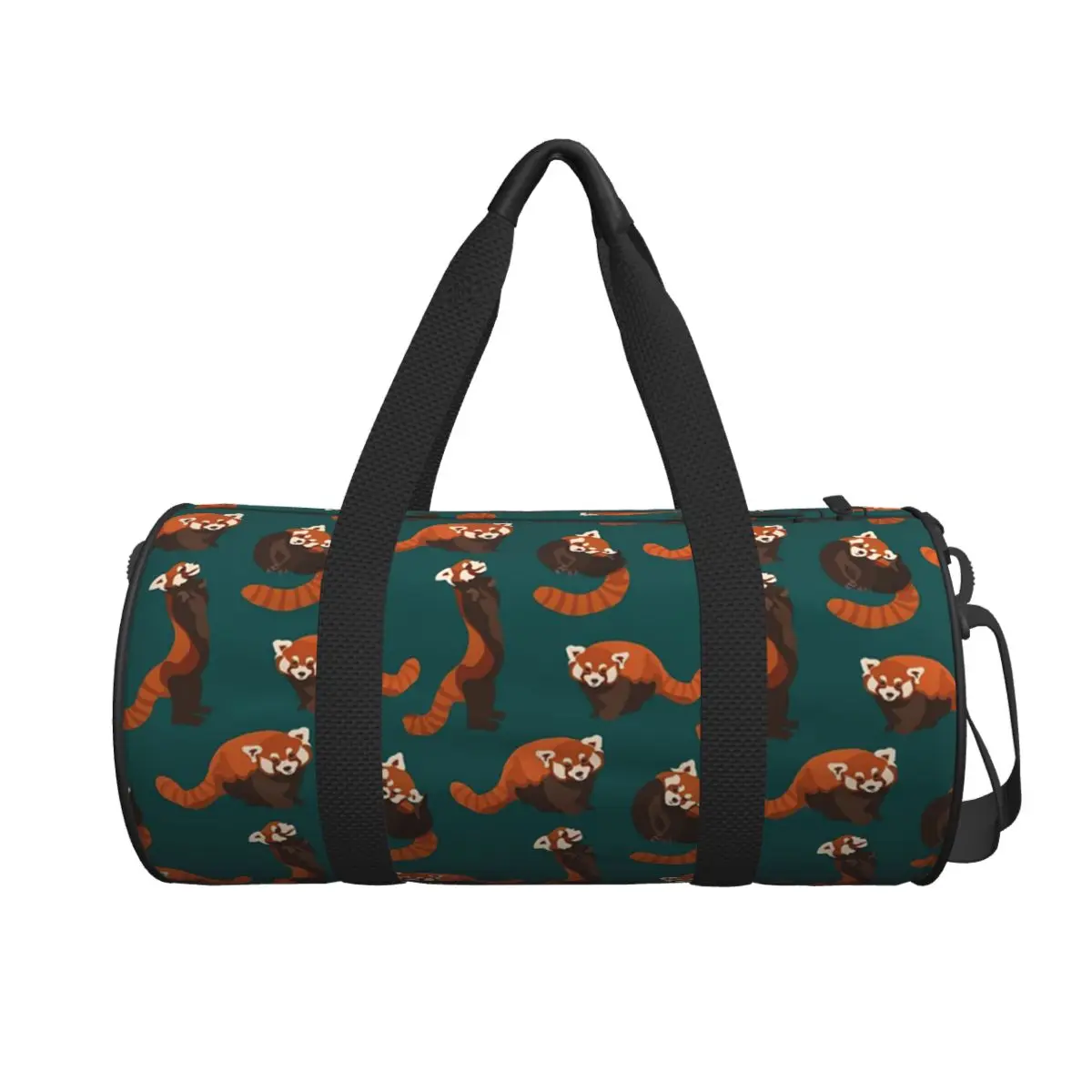 حقيبة رياضية كبيرة بنمط الباندا الأحمر متعددة الوظائف حقائب سفر واق من المطر وحقائب اللياقة البدنية #1