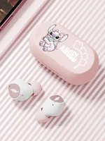 Auriculares inalámbricos Disney con Bluetooth 5,3, auriculares estéreo HiFi de Serie genuina para teléfonos Android/iOS Stitch Angel IP