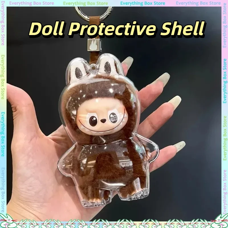 

For Inner Password 4.0 Transparent Protective Case Suitable Vinyl Plush Pendant Storage Set Scratch Resistant Protective Case