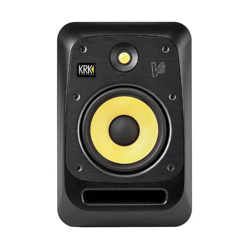 KRK V8 Series 4 Black 2-Way Powered Studio Reference  Speaker