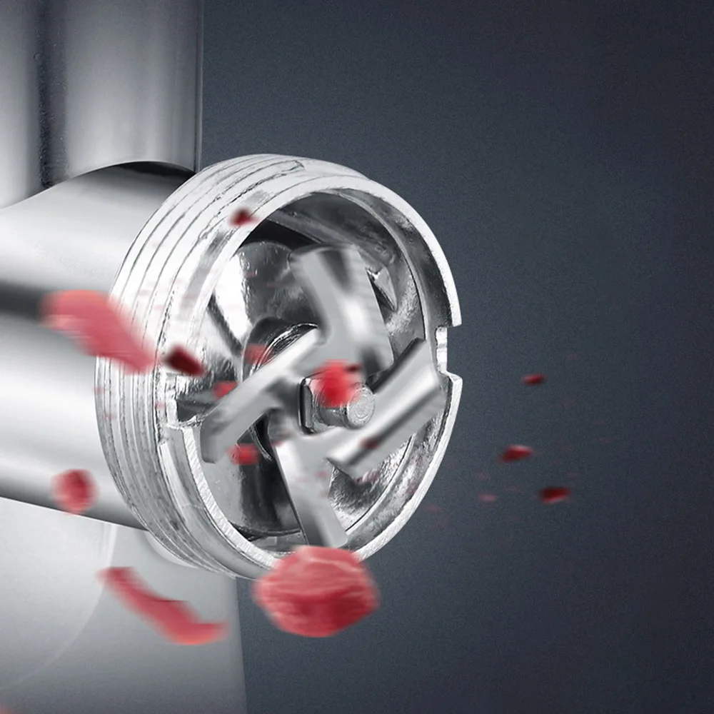 Kommerzieller Fleischwolf, elektrische multifunktionale Haushaltswurstfüll- und Schlagsahne, Fleischfüllmaschine mit hoher Leistung