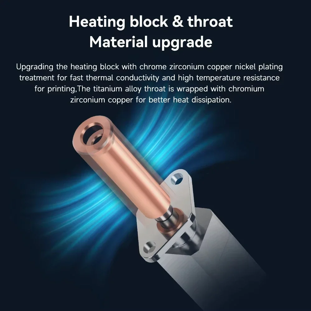 NEUES Upgrade TZ E3 2.0 Hotend Kit Hochgeschwindigkeits-Druckkopf für Ender 3/CR10/VORON 2.4 Hi-End-Extruder J-Kopf für Ender 3 V2 CR10 – Detail 2