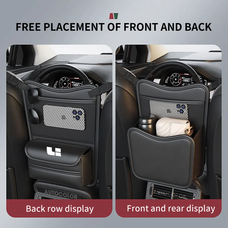 Car Seat Middle Hanger Storage Bag Handbag Holder Between Seat Hanging Organizer Pocket for LEADING IDEAL L6 L7 L8 L9 Li ONE MEG